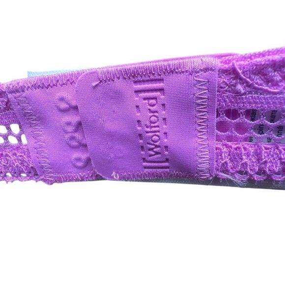 NWT Wolford Straight Laced Demi Cup Bra 70B 32B Orchid - Picture 9 of 14